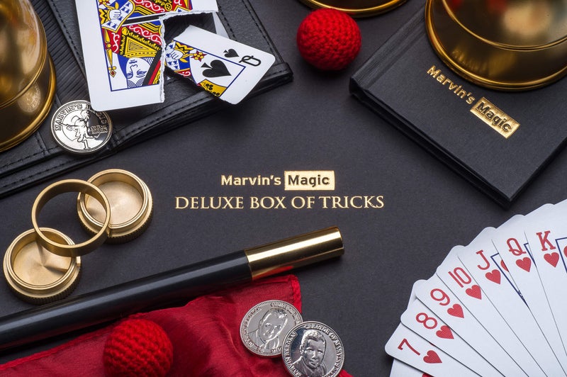 Marvins Magic Marvin’s Magic Deluxe Box of Tricks – 100+ Professional Magic Tricks Set with Premium Props, Collector’s Edition Master Magician Kit - Image 4